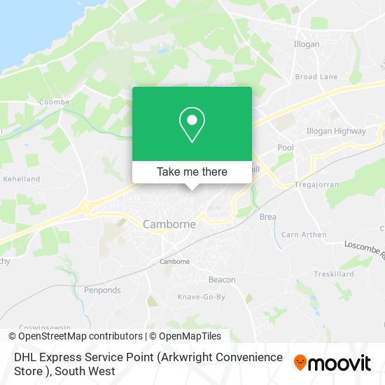DHL Express Service Point (Arkwright Convenience Store ) map