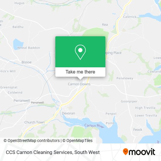 CCS Carnon Cleaning Services map