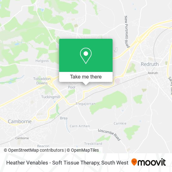 Heather Venables - Soft Tissue Therapy map