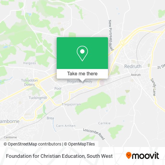 Foundation for Christian Education map