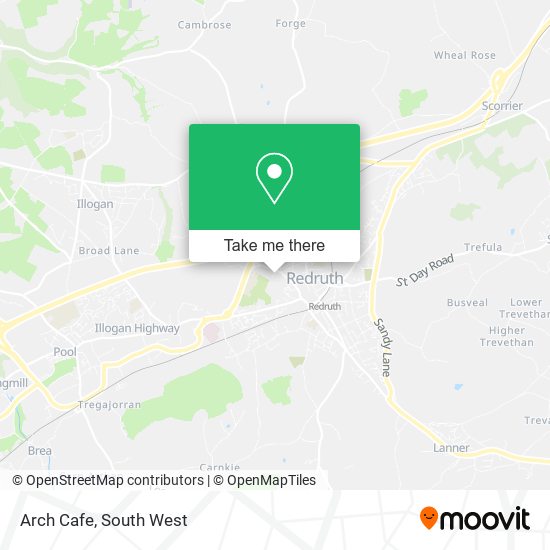 Arch Cafe map