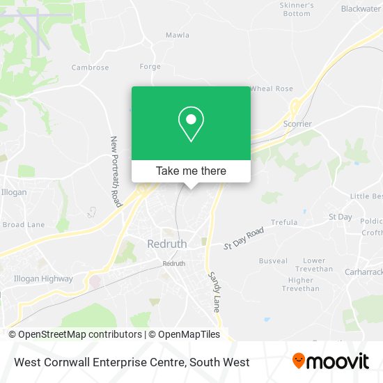 West Cornwall Enterprise Centre map