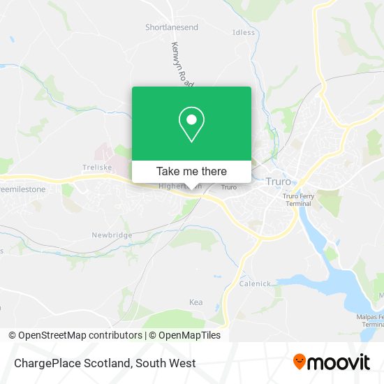 ChargePlace Scotland map