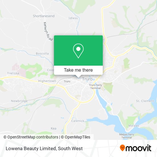 Lowena Beauty Limited map