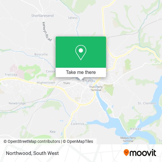 Northwood map
