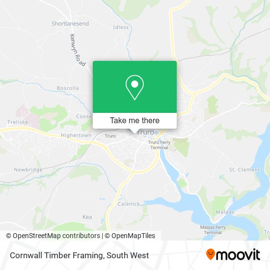 Cornwall Timber Framing map