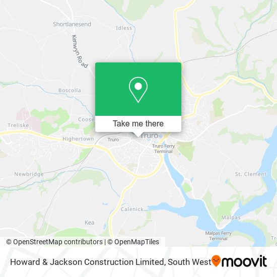 Howard & Jackson Construction Limited map