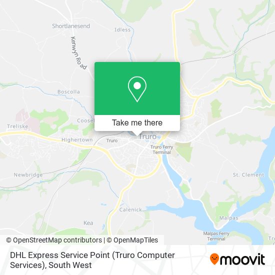 DHL Express Service Point (Truro Computer Services) map