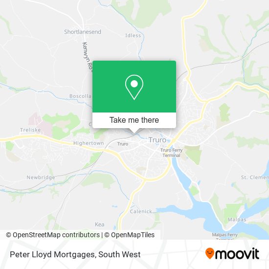 Peter Lloyd Mortgages map
