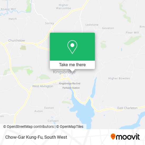 Chow-Gar Kung-Fu map