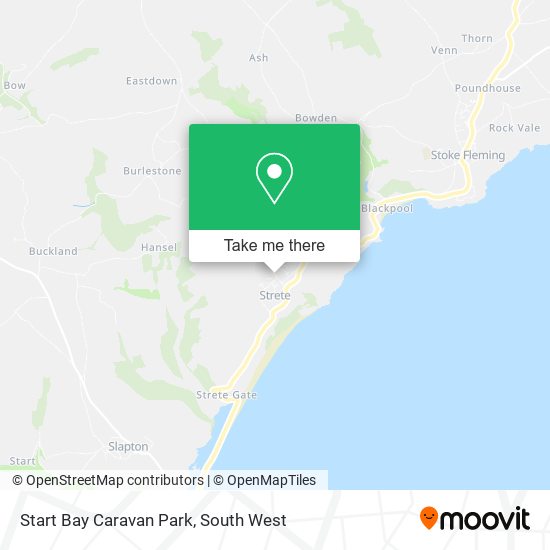 Start Bay Caravan Park map