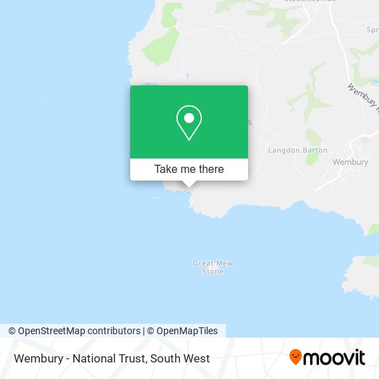 Wembury - National Trust map