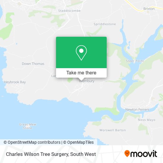 Charles Wilson Tree Surgery map