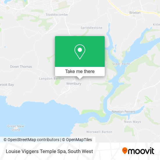 Louise Viggers Temple Spa map