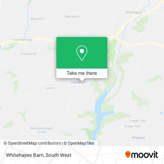 Whitehayes Barn map