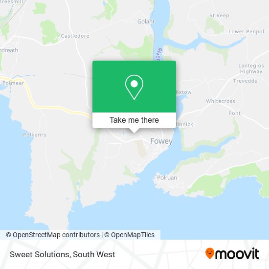 Sweet Solutions map