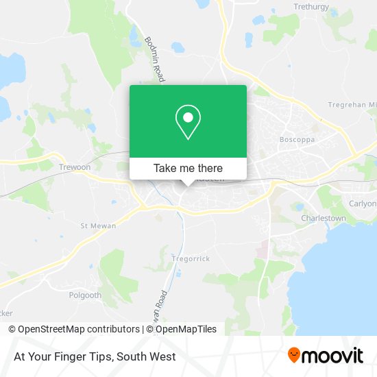 At Your Finger Tips map