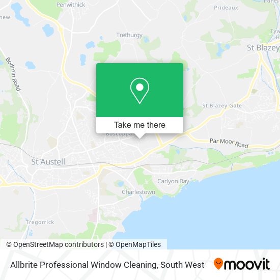 Allbrite Professional Window Cleaning map