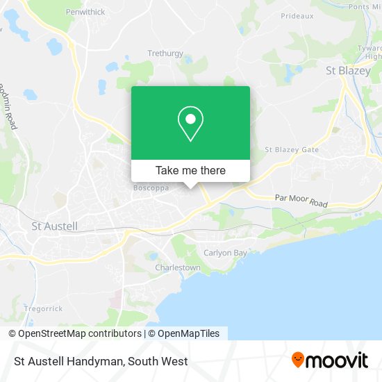 St Austell Handyman map