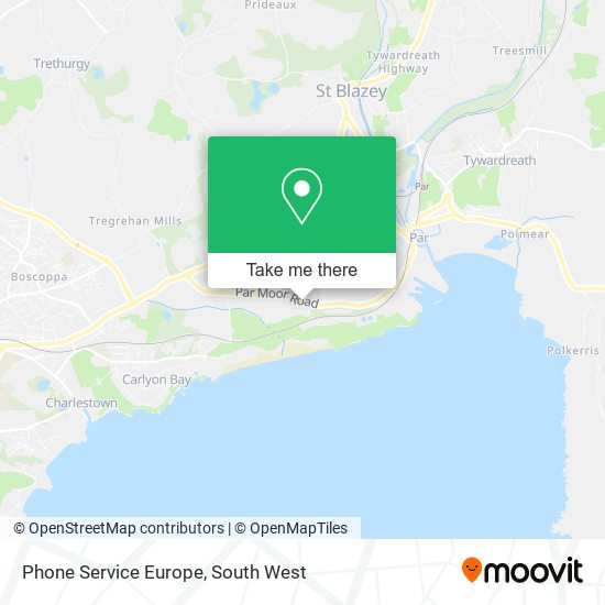 Phone Service Europe map