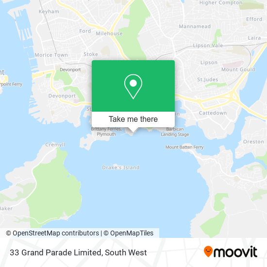 33 Grand Parade Limited map