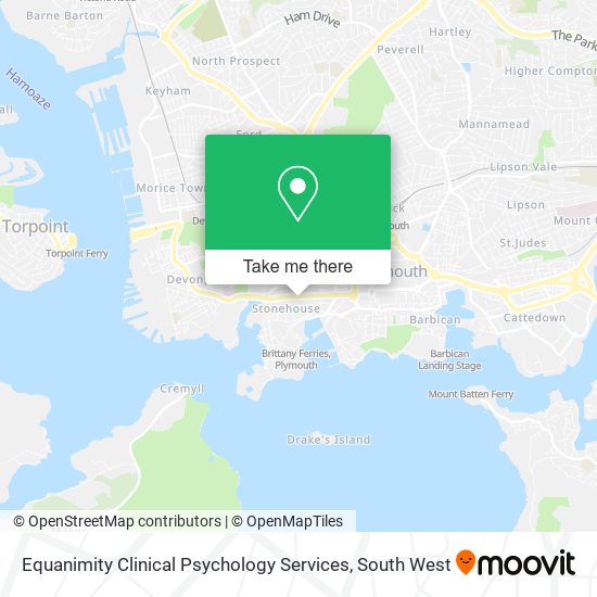 Equanimity Clinical Psychology Services map