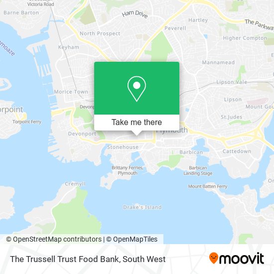 The Trussell Trust Food Bank map