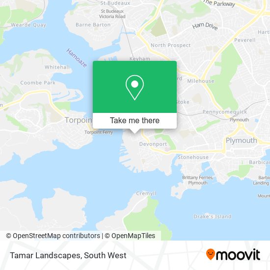 Tamar Landscapes map