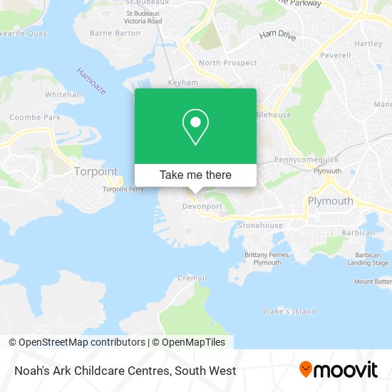 Noah's Ark Childcare Centres map