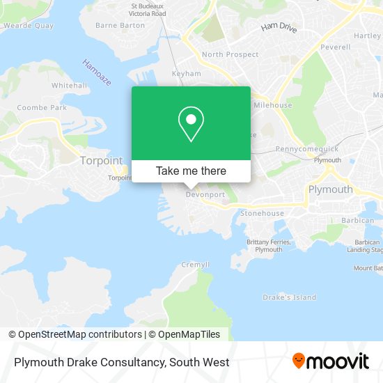 Plymouth Drake Consultancy map