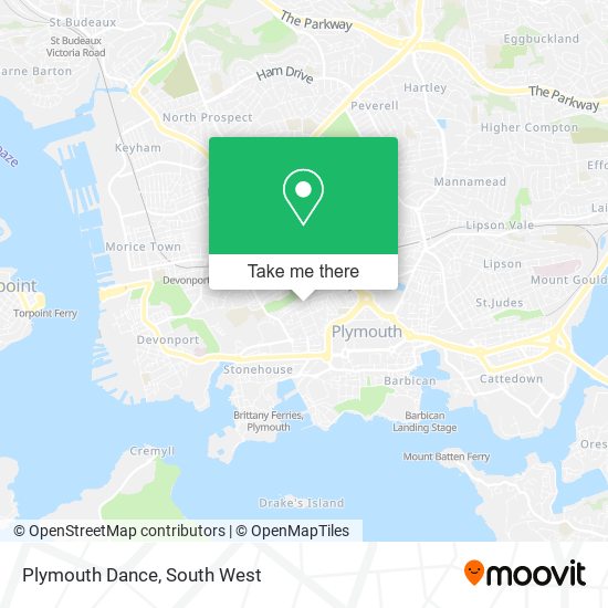 Plymouth Dance map