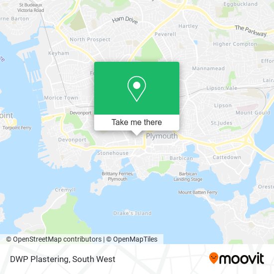 DWP Plastering map