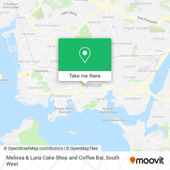 Melissa & Luna Cake Shop and Coffee Bar map