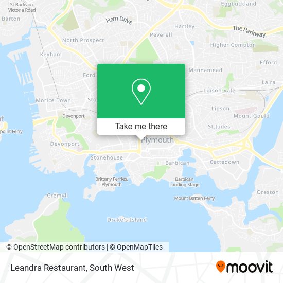 Leandra Restaurant map