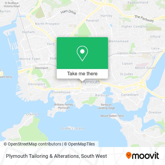 Plymouth Tailoring & Alterations map