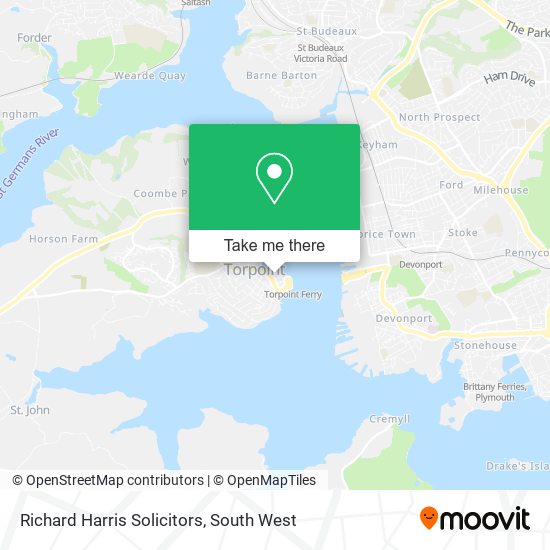 Richard Harris Solicitors map