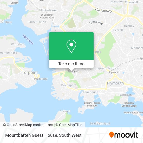Mountbatten Guest House map