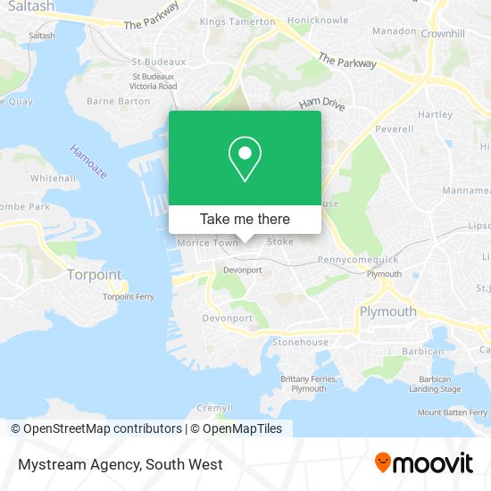 Mystream Agency map