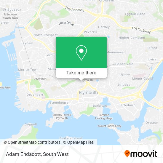 Adam Endacott map