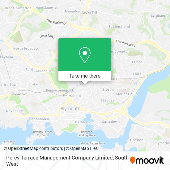 Percy Terrace Management Company Limited map