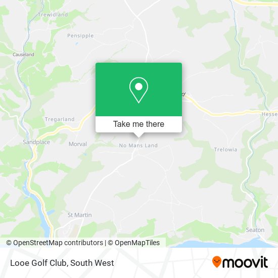 Looe Golf Club map