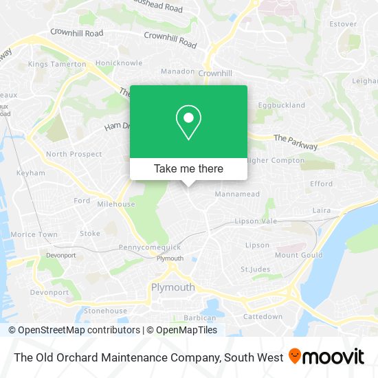 The Old Orchard Maintenance Company map