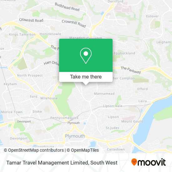 Tamar Travel Management Limited map