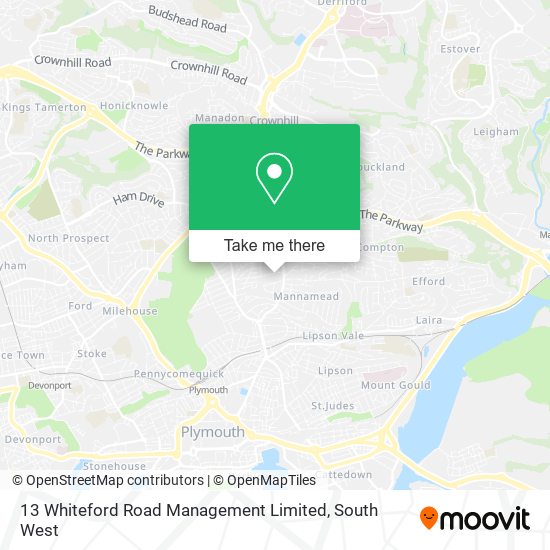13 Whiteford Road Management Limited map