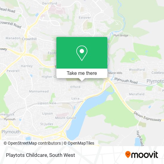 Playtots Childcare map