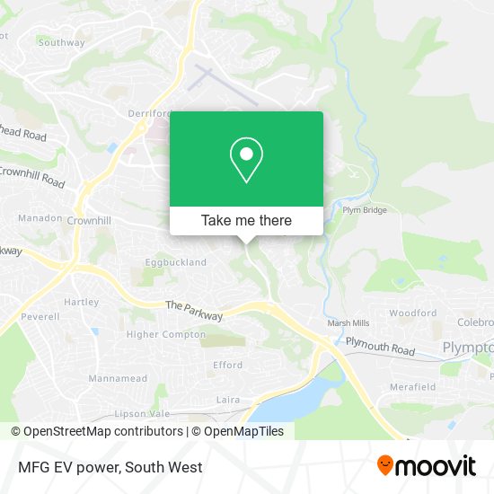 MFG EV power map