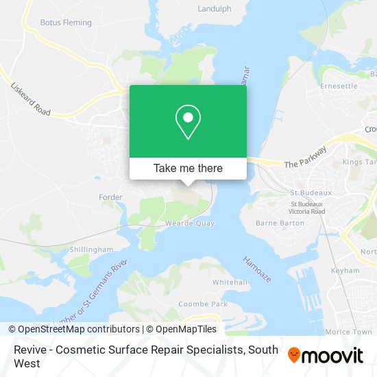 Revive - Cosmetic Surface Repair Specialists map