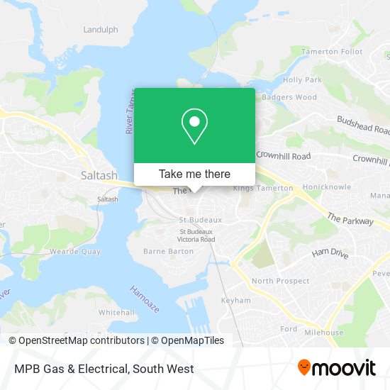 MPB Gas & Electrical map