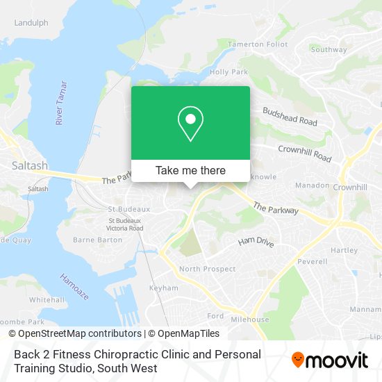 Back 2 Fitness Chiropractic Clinic and Personal Training Studio map