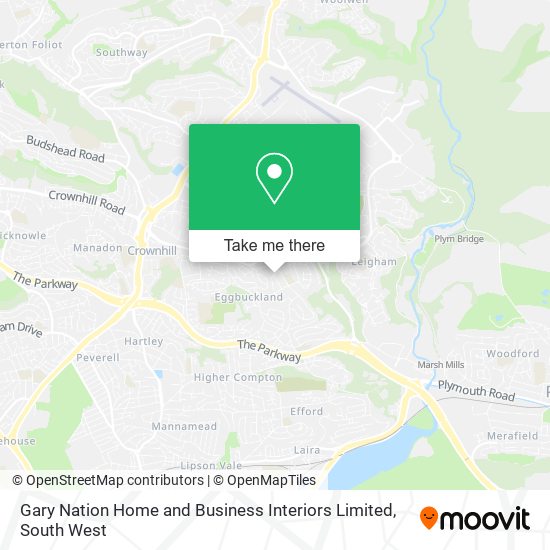 Gary Nation Home and Business Interiors Limited map